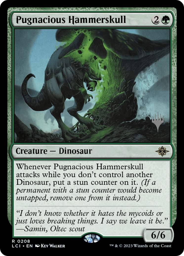 Pugnacious Hammerskull (PPLCI-208) - The Lost Caverns of Ixalan Promos Foil