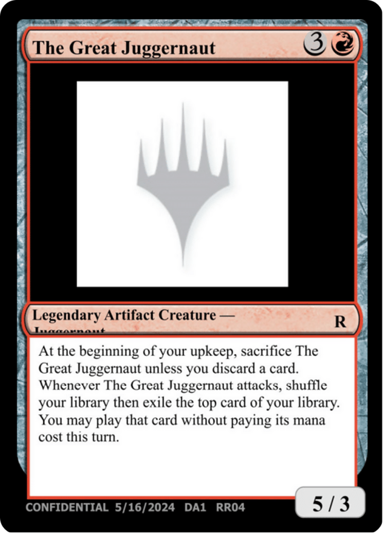 The Great Juggernaut (UNK-RR04B) - Unknown Event