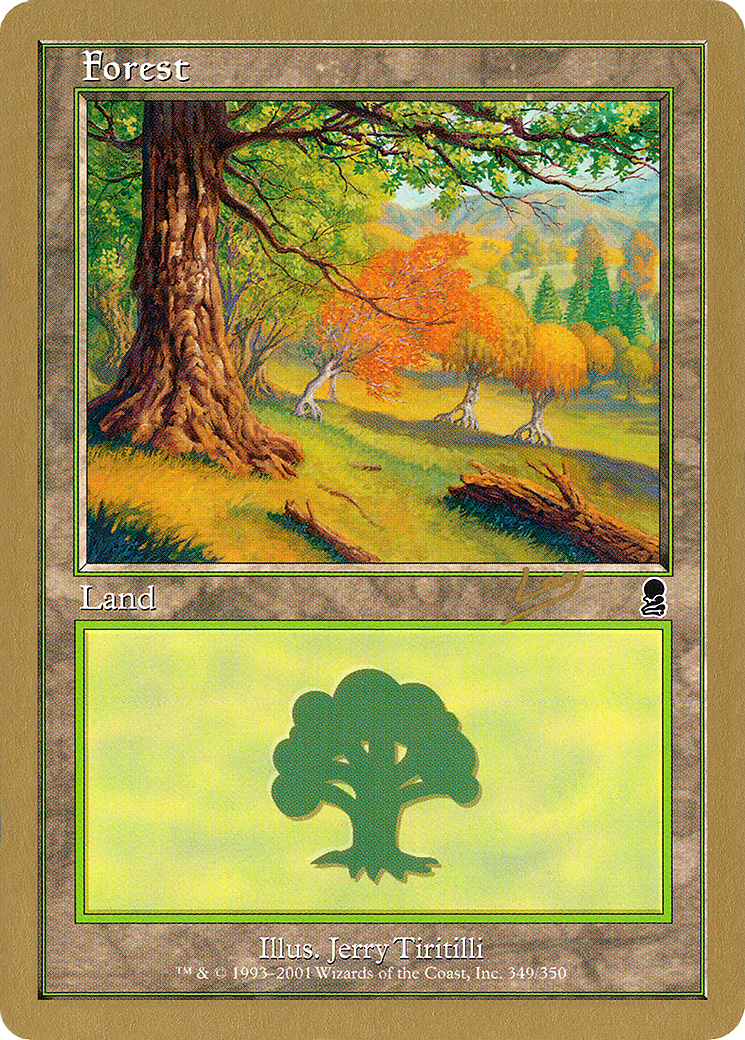 Forest (349) - 2002 Raphael Levy (ODY) (WCD-) - World Championship Decks 2002