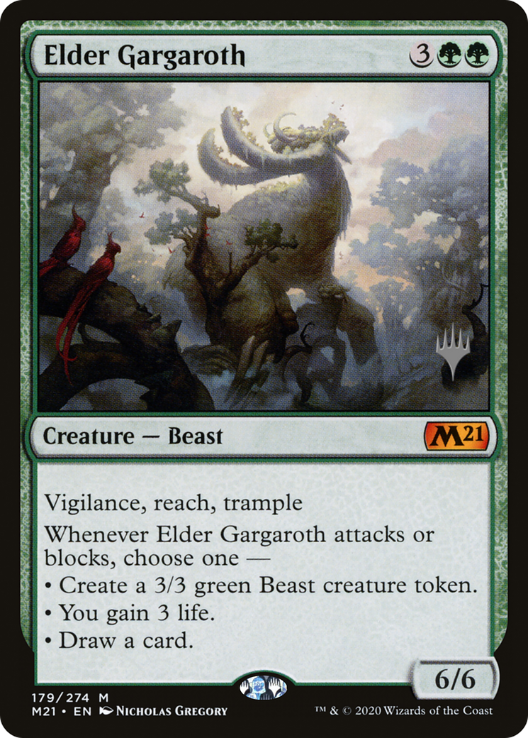 Elder Gargaroth (PPM21-179) - Core Set 2021 Promos