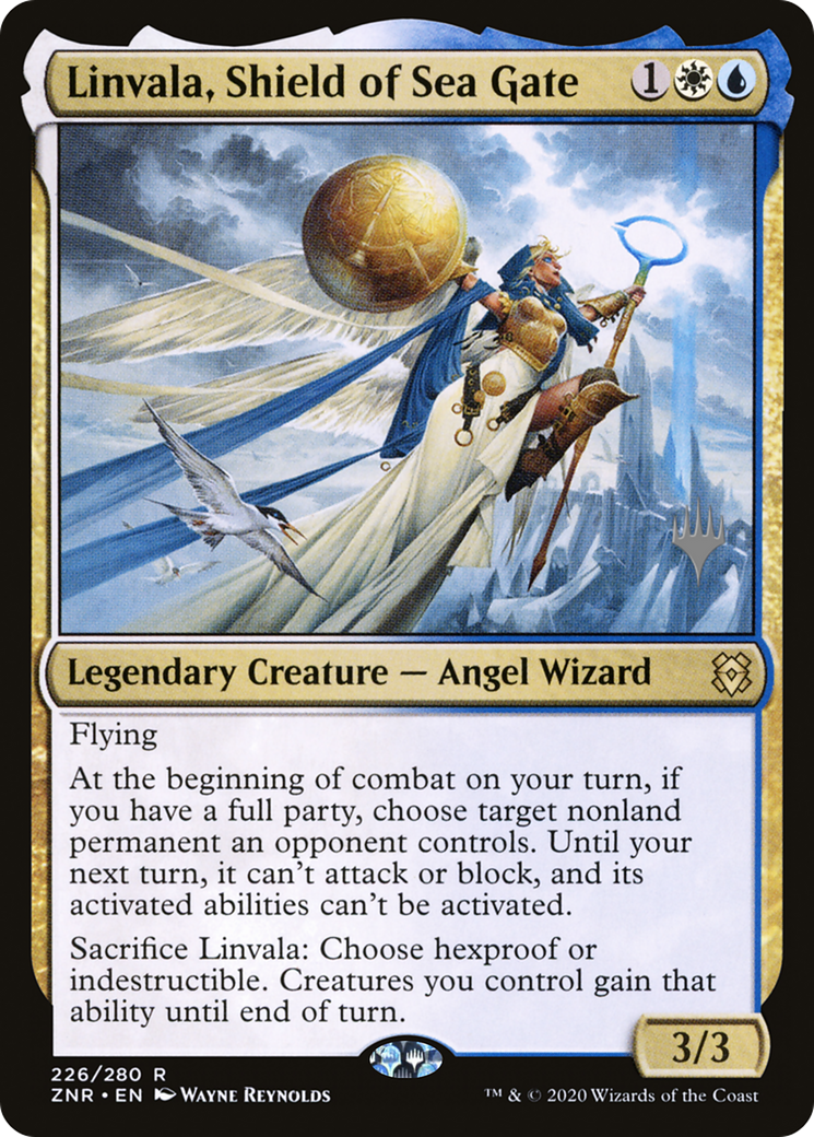Linvala, Shield of Sea Gate (PPZNR-226) - Zendikar Rising Promos Foil