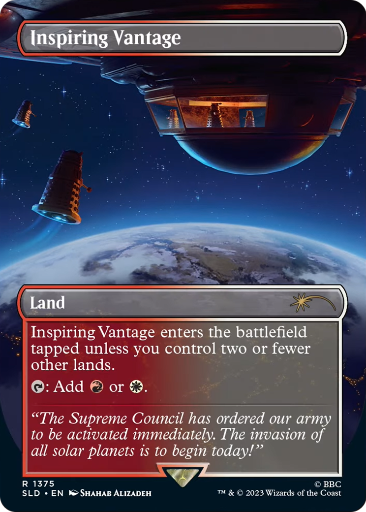 Inspiring Vantage (1375) (SLD-1375) - Secret Lair Drop (Borderless)