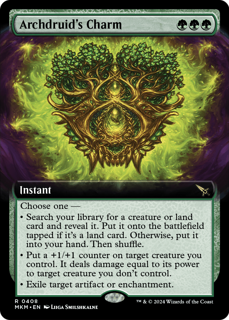 Archdruid's Charm (Extended Art) (MKM-408) - Murders at Karlov Manor: (Extended Art)