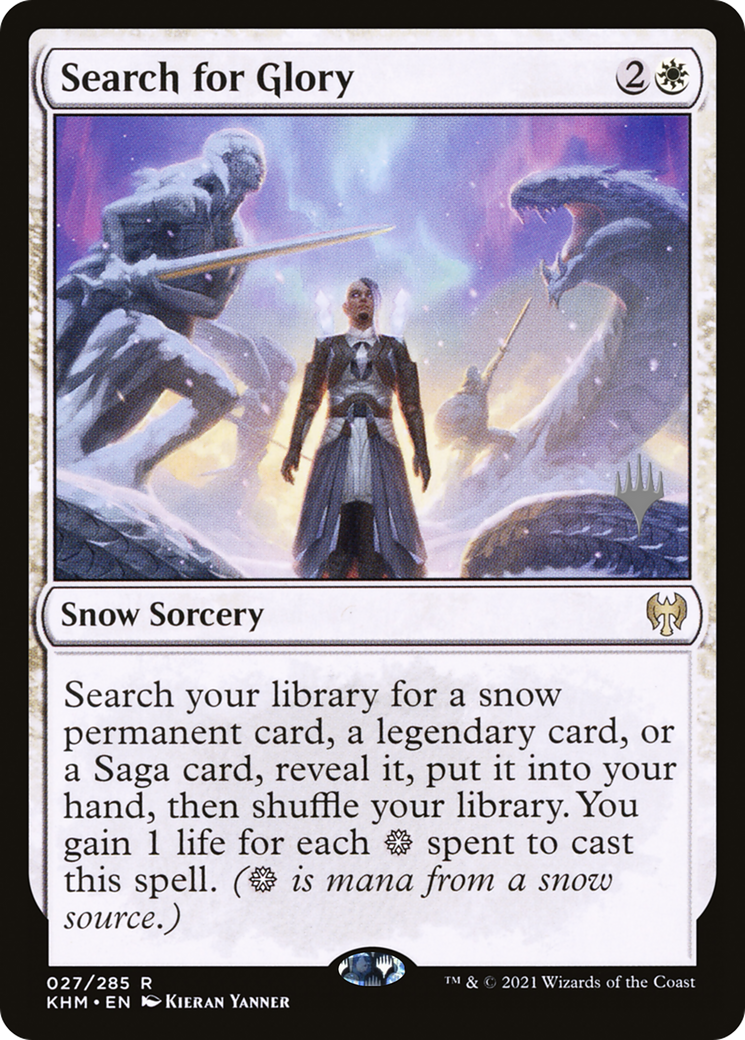 Search for Glory (PPKHM-027) - Kaldheim Promos: (snow)