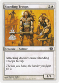 Standing Troops (8ED-048) - 8th Edition Foil