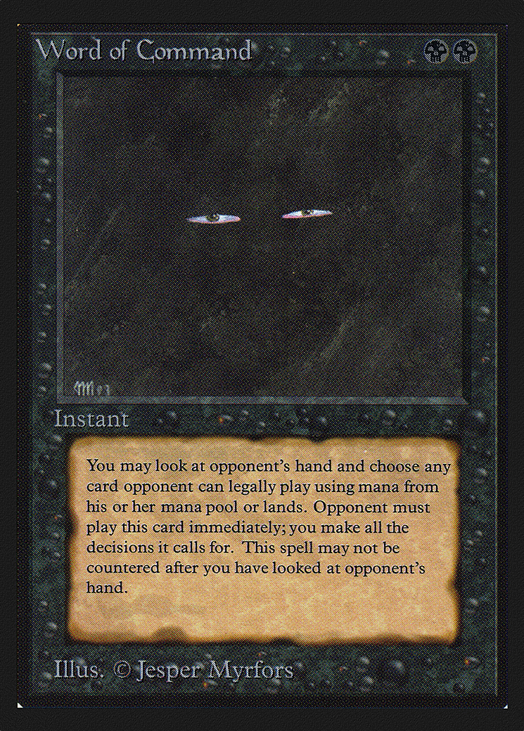 Word of Command (CE) (CED-) - Collectors' Edition