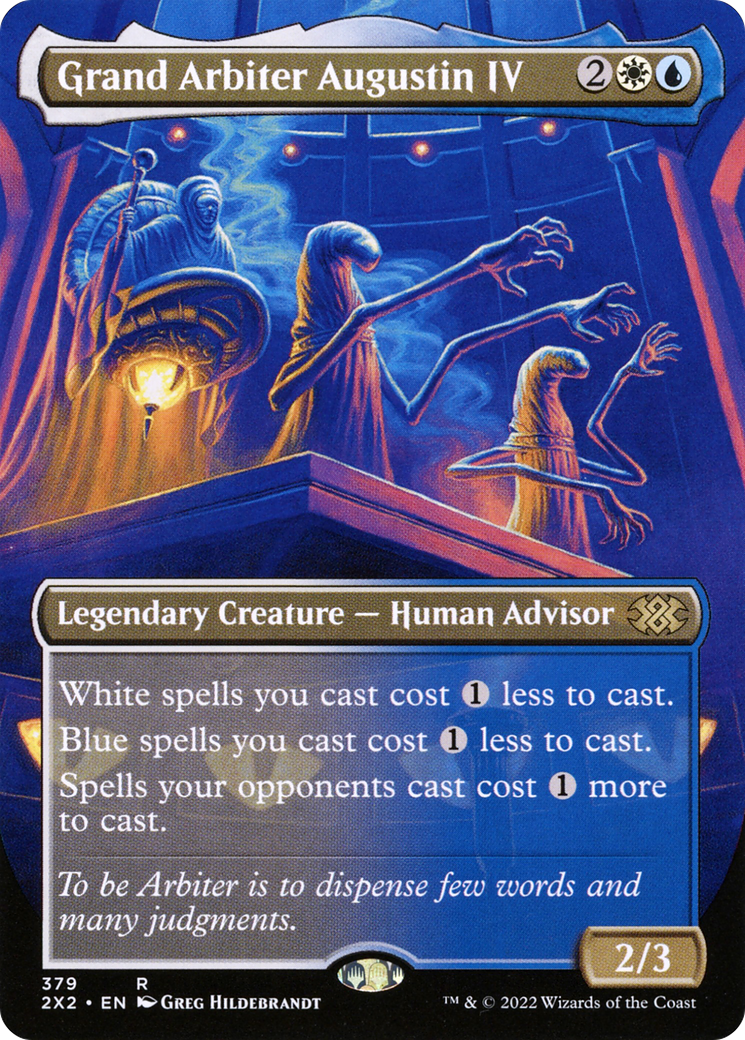 Grand Arbiter Augustin IV (Borderless) (2X2-379) - Double Masters 2022 Foil