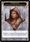 Emblem - Elspeth, Knight-Errant (MMA-016) - Modern Masters Tokens