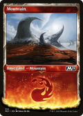 Mountain (Showcase) (M21-312) - Core Set 2021: (Showcase) Foil