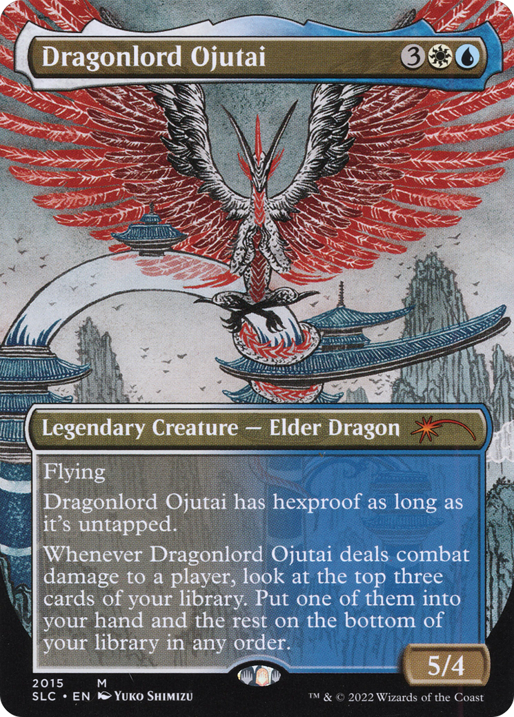 Dragonlord Ojutai (SLC-2015) - Secret Lair Countdown Kit (Borderless)