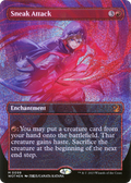 Sneak Attack (Anime Borderless) (Confetti Foil) (WOT-099) - Wilds of Eldraine: Enchanting Tales Foil