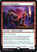 Fervent Champion (PRE-124S) - Throne of Eldraine Promos Foil