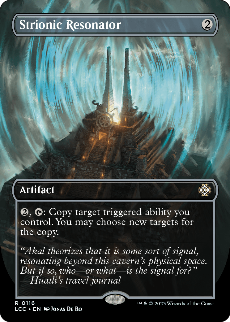 Strionic Resonator (Borderless) (LCC-116) - The Lost Caverns of Ixalan Commander Foil