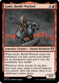 Godo, Bandit Warlord (CMM-227) - Commander Masters