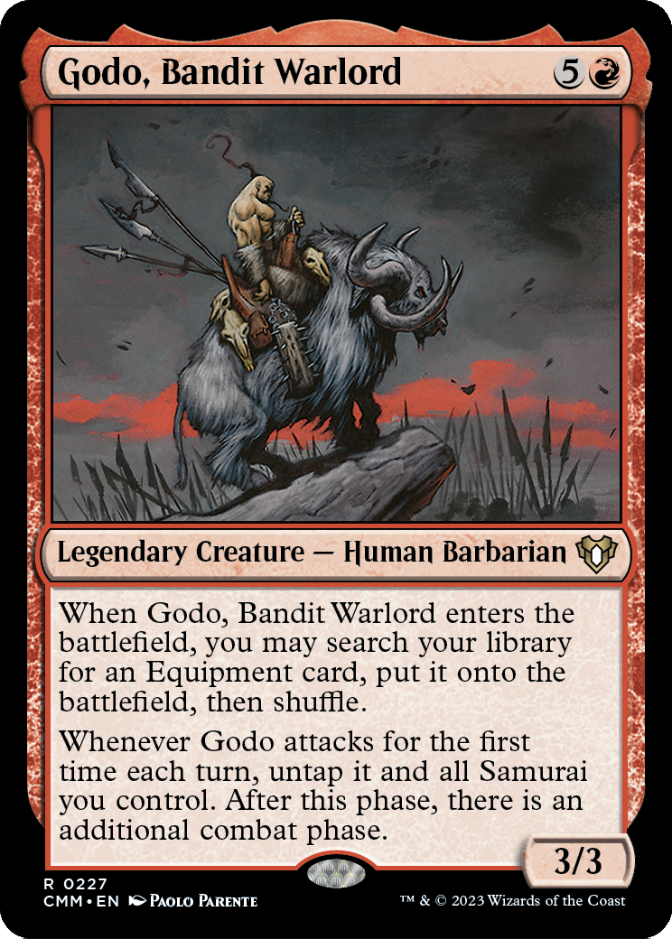 Godo, Bandit Warlord (CMM-227) - Commander Masters