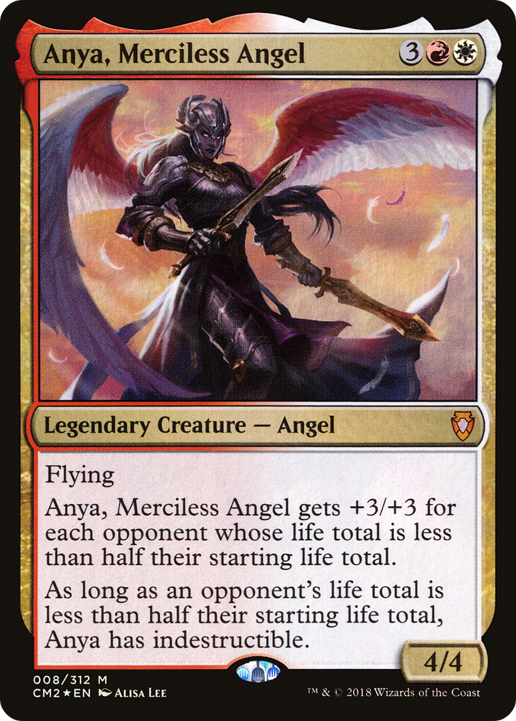 Anya, Merciless Angel (CM2-008) - Commander Anthology Volume II Foil