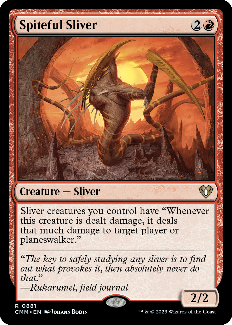 Spiteful Sliver (CMM-881) - Commander Masters