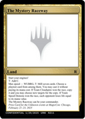 The Mystery Raceway (UNK-) - Un-Known Event Playtest Cards