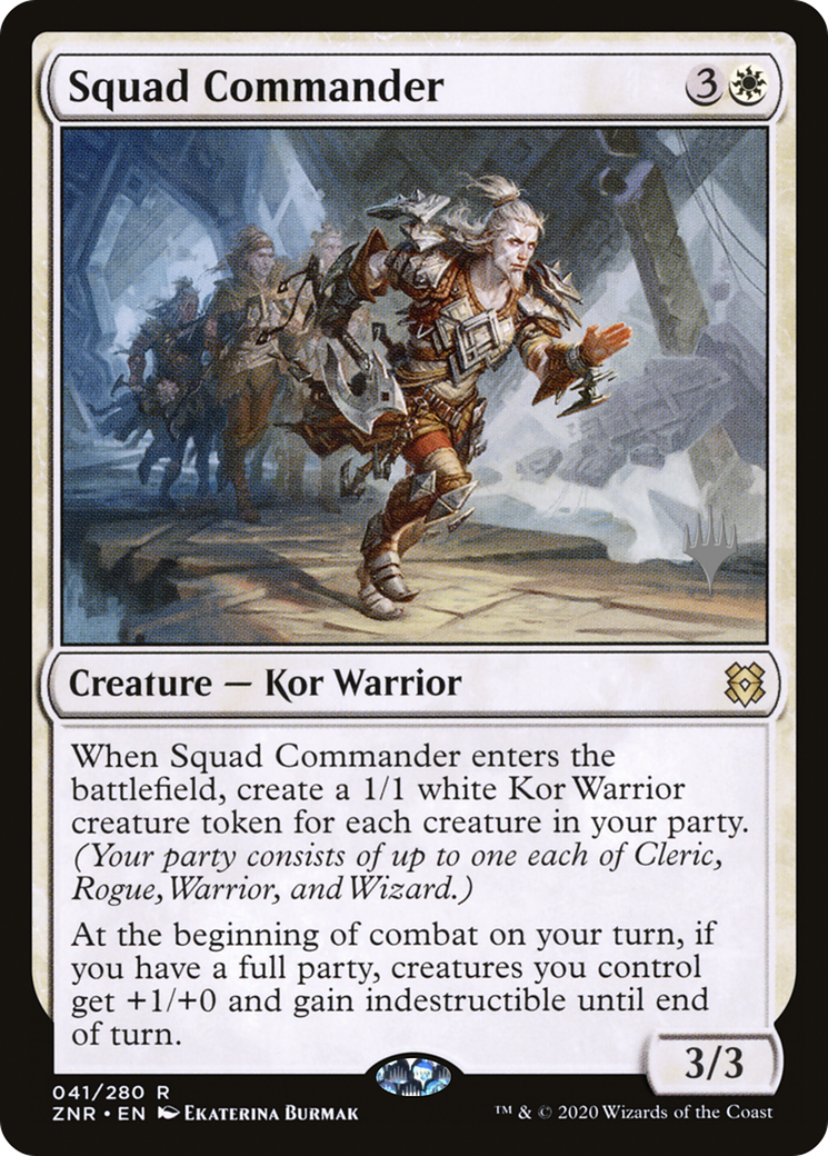 Squad Commander (PPZNR-041) - Zendikar Rising Promos