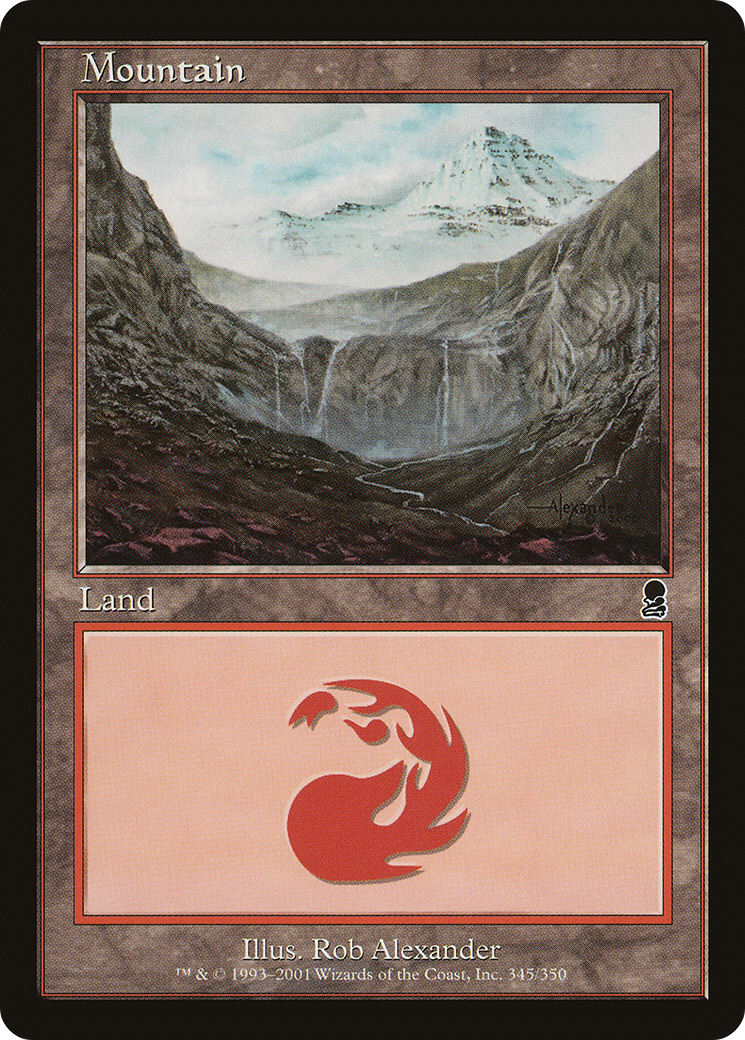 Mountain (345) (ODY-345) - Odyssey Foil