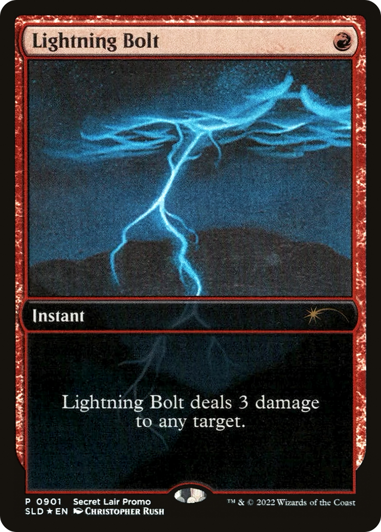 Lightning Bolt (0901) (SLD-901) - Secret Lair Drop Foil