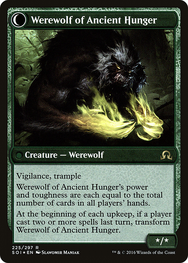 Sage of Ancient Lore (PRE-225S) - Shadows over Innistrad Promos: (Double Faced Transform) Foil