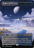 Hallowed Fountain (Borderless) (UNF-277) - Unfinity Foil
