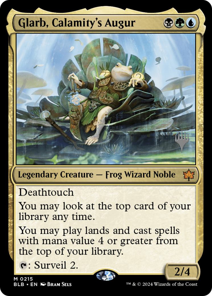 Glarb, Calamity's Augur (PPBLB-215) - Bloomburrow Promos