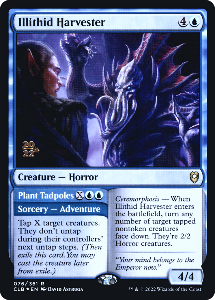 Illithid Harvester (PRE-076) - Battle for Baldur's Gate Promos Foil