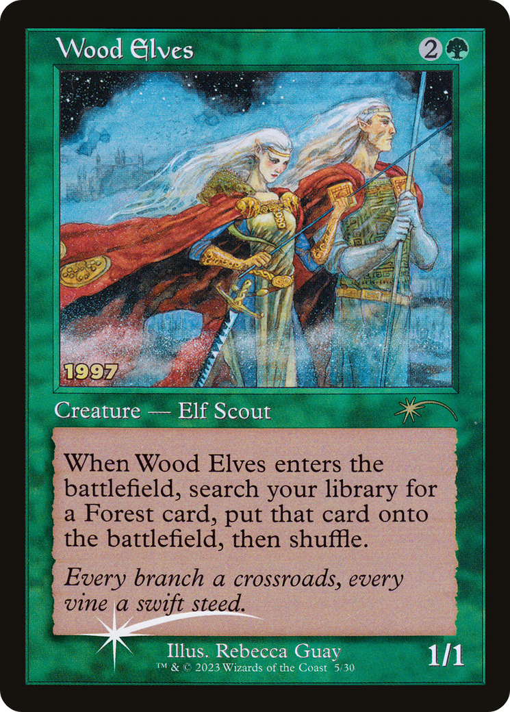 Wood Elves (30A-P-005) - 30th Anniversary Play Promos Foil