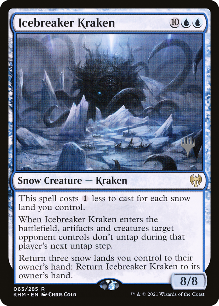 Icebreaker Kraken (PPKHM-063) - Kaldheim Promos: (snow)