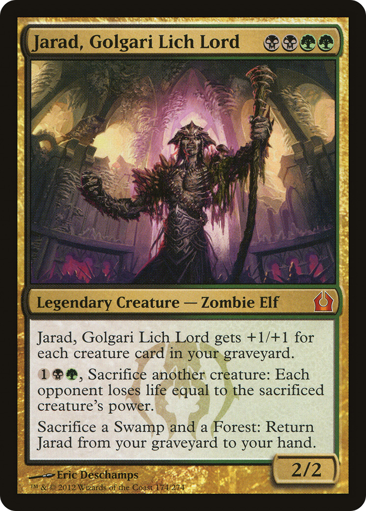 Jarad, Golgari Lich Lord (RTR-174) - Return to Ravnica Foil