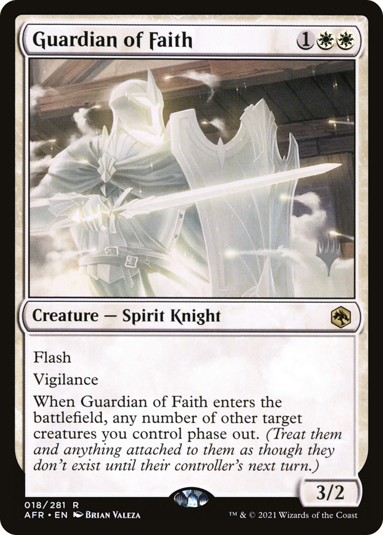 Guardian of Faith (PPAFR-018) - Adventures in the Forgotten Realms Promos Foil