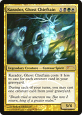 Karador, Ghost Chieftain (JDG-001) - Judge Gift Cards 2014 Foil