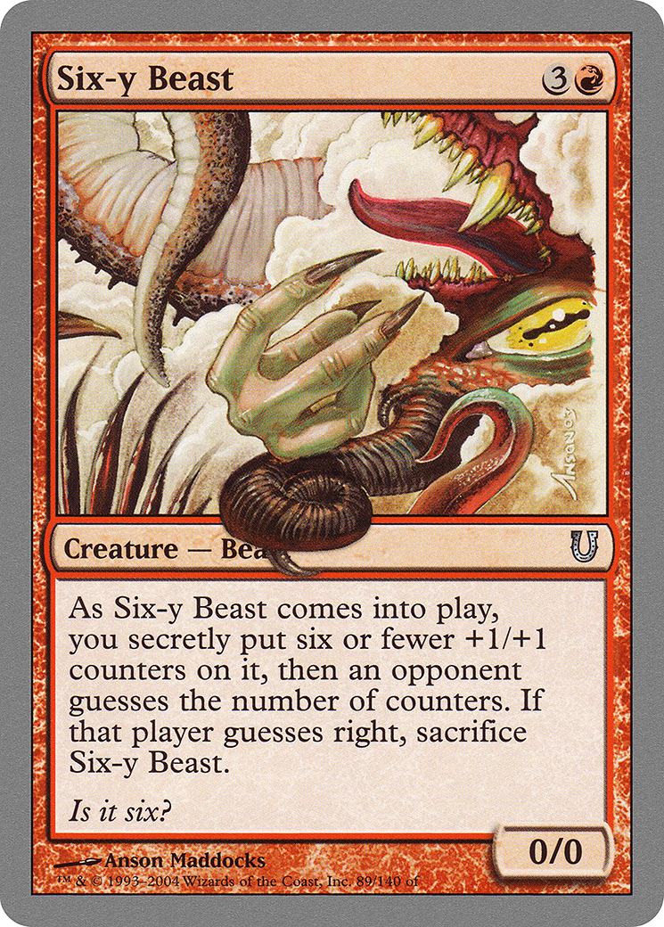 Six-y Beast (UNH-089) - Unhinged
