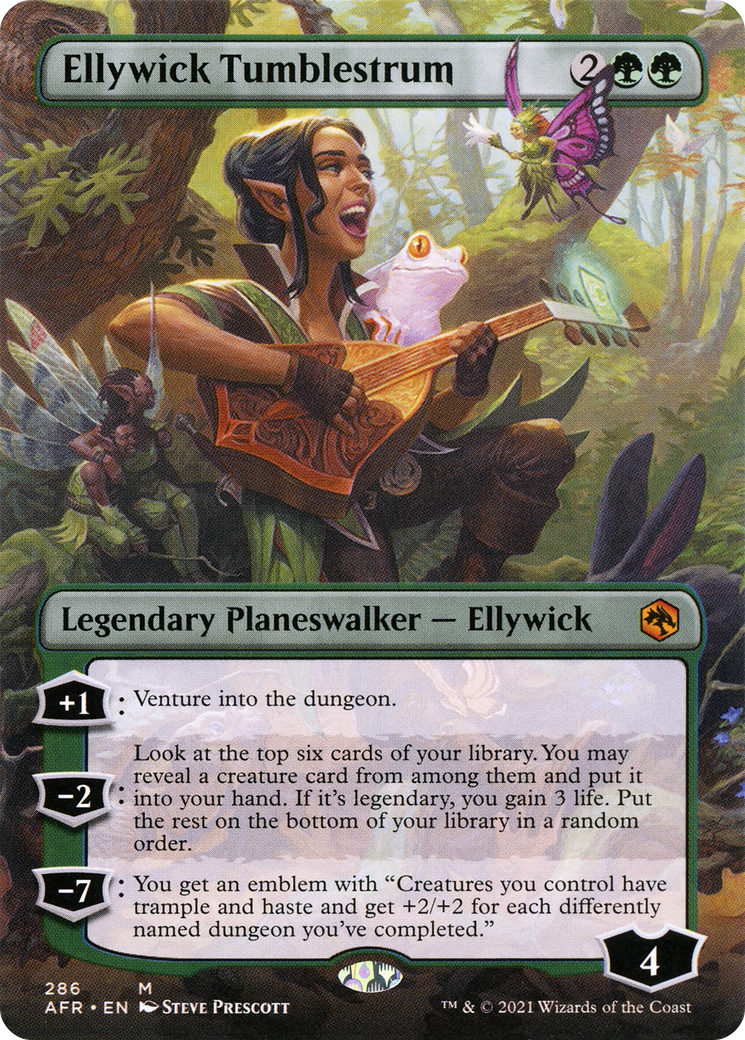 Ellywick Tumblestrum (Borderless) (AFR-286) - Adventures in the Forgotten Realms Foil