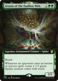 Arasta of the Endless Web (Extended Art) (THB-325) - Theros Beyond Death: (enchantment, Extended Art)