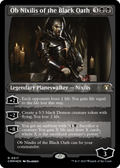 Ob Nixilis of the Black Oath (Foil Etched) (CMM-517) - Commander Masters Foil