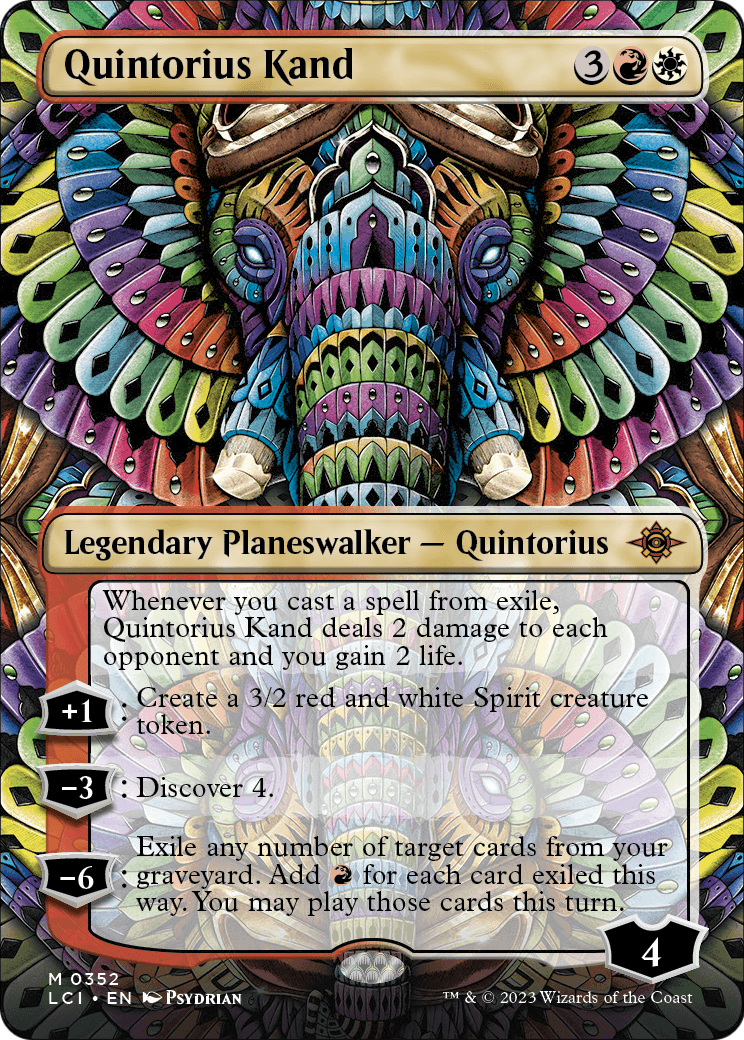 Quintorius Kand (0352) (Borderless) (LCI-352) - The Lost Caverns of Ixalan