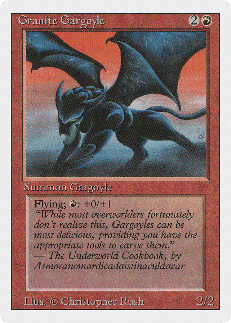 Granite Gargoyle (3ED-) - Revised Edition