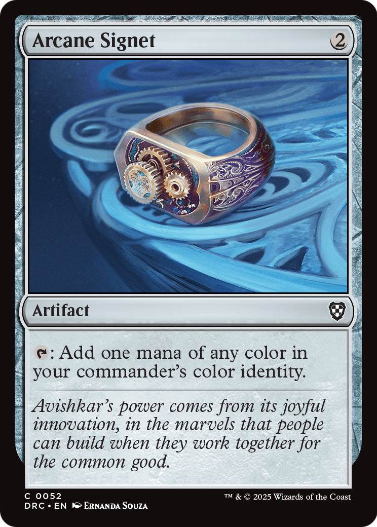 Arcane Signet (0052) (DRC-052) - Commander: Aetherdrift