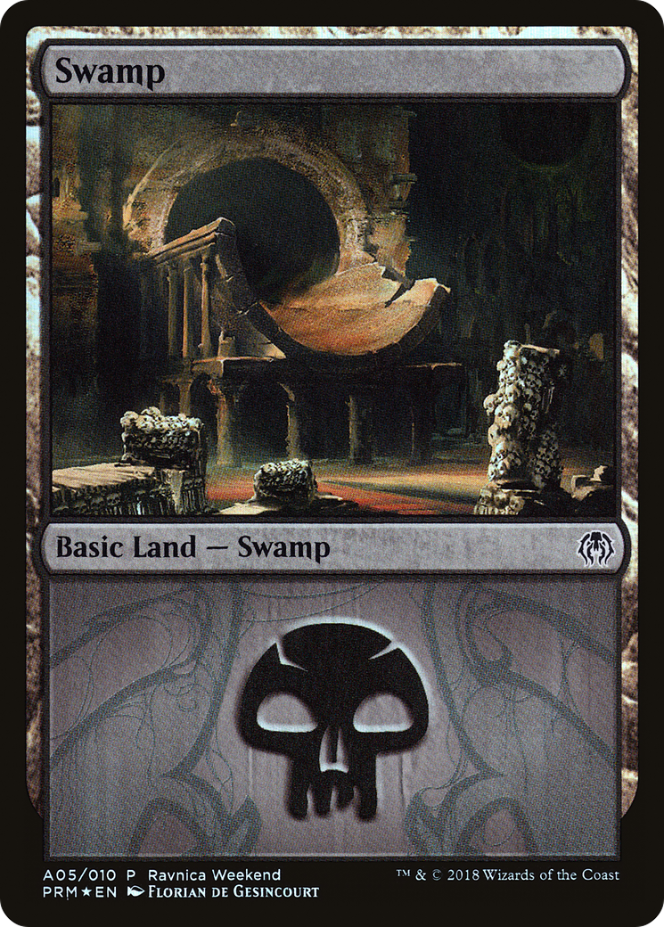 Swamp - Golgari (A05) (LARP-005) - GRN Ravnica Weekend Foil