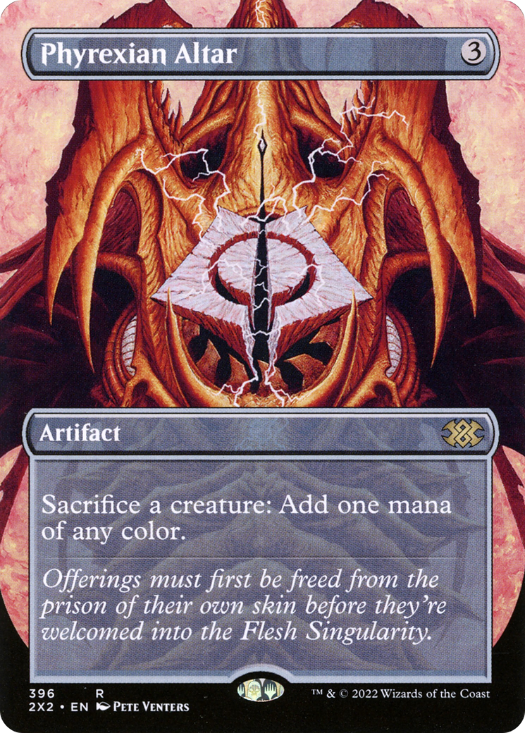 Phyrexian Altar (Borderless) (2X2-396) - Double Masters 2022 Foil