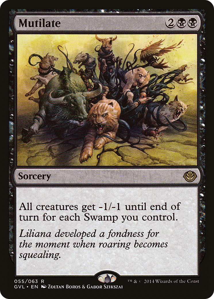 Mutilate (DD3-) - Duel Decks Anthology: Garruk vs. Liliana