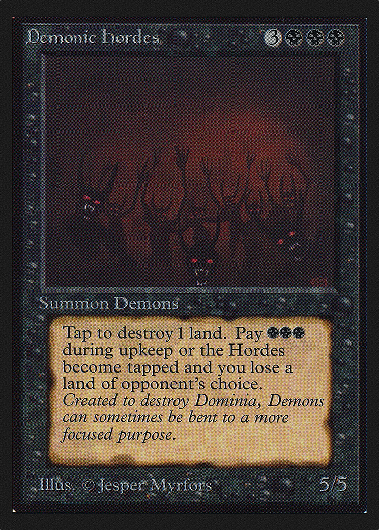 Demonic Hordes (IE) (IED-) - Intl. Collectors' Edition