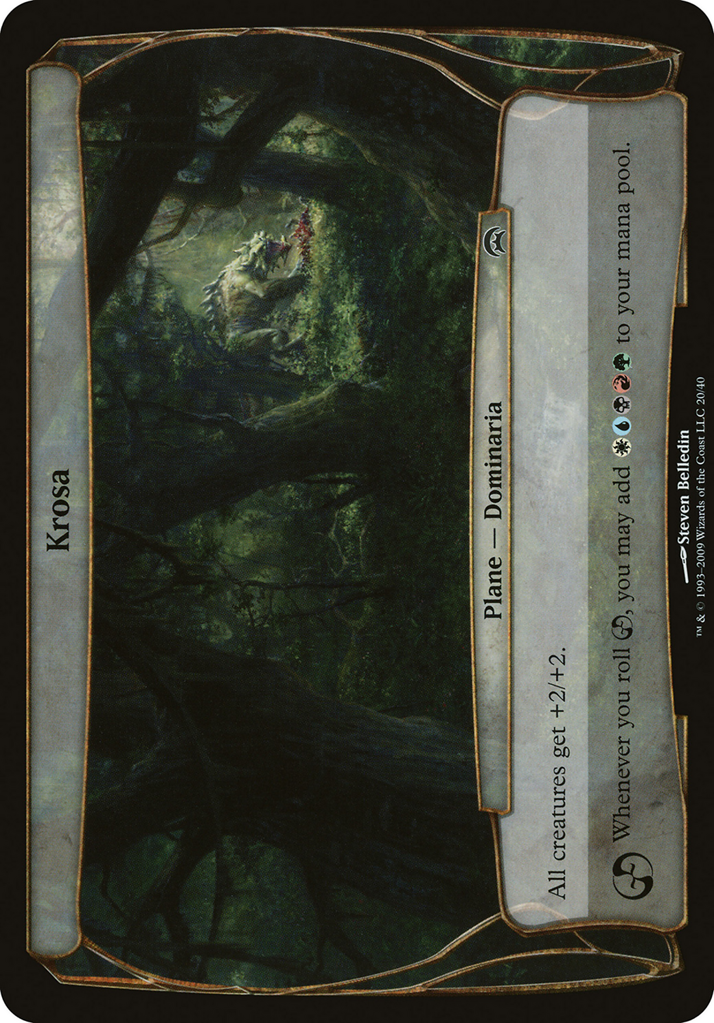 Krosa (Planechase) (OVER-) - Planechase Planes