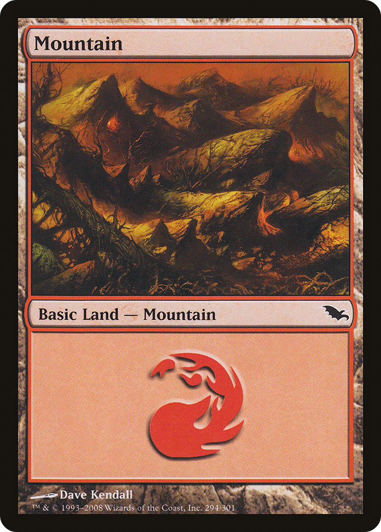 Mountain (294) (SHM-294) - Shadowmoor Foil