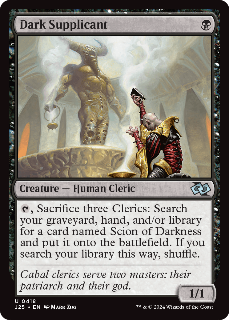 Dark Supplicant (J25-418) - Foundations Jumpstart