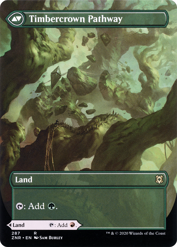 Cragcrown Pathway (Borderless) (ZNR-287) - Zendikar Rising: (Showcase)