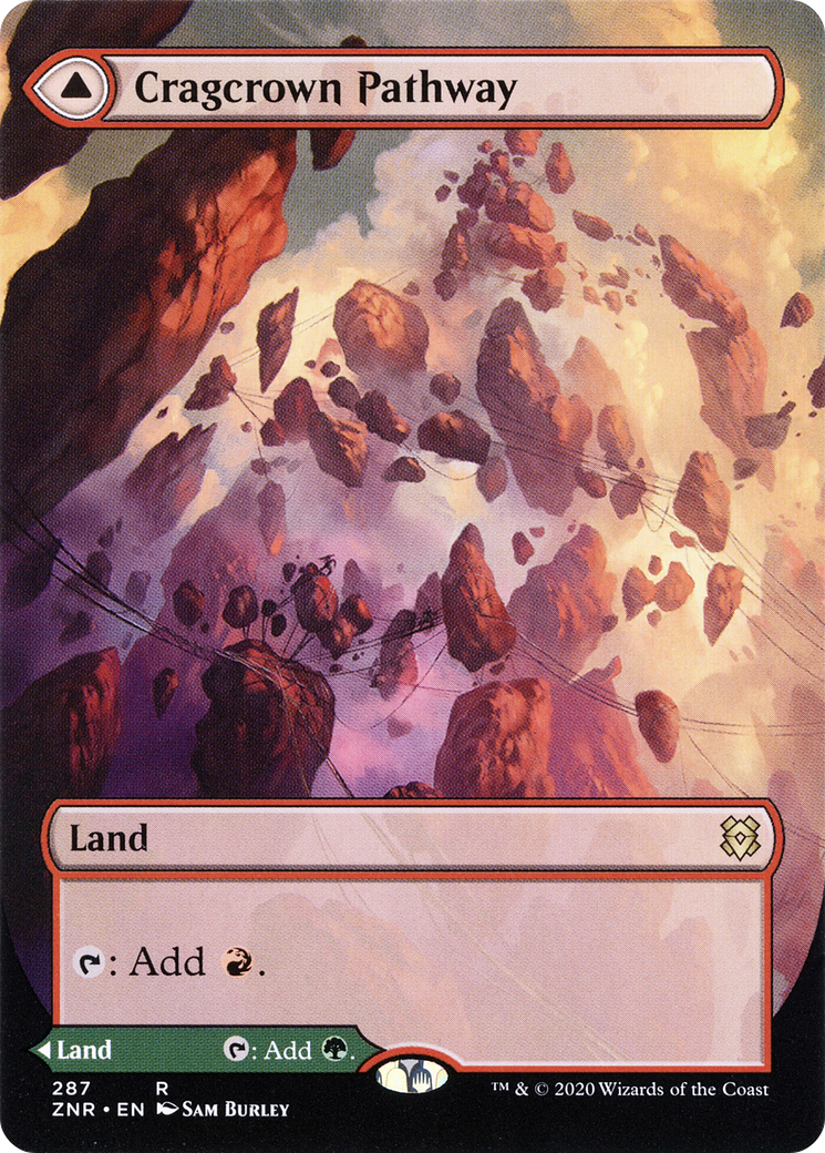 Cragcrown Pathway (Borderless) (ZNR-287) - Zendikar Rising: (Showcase)